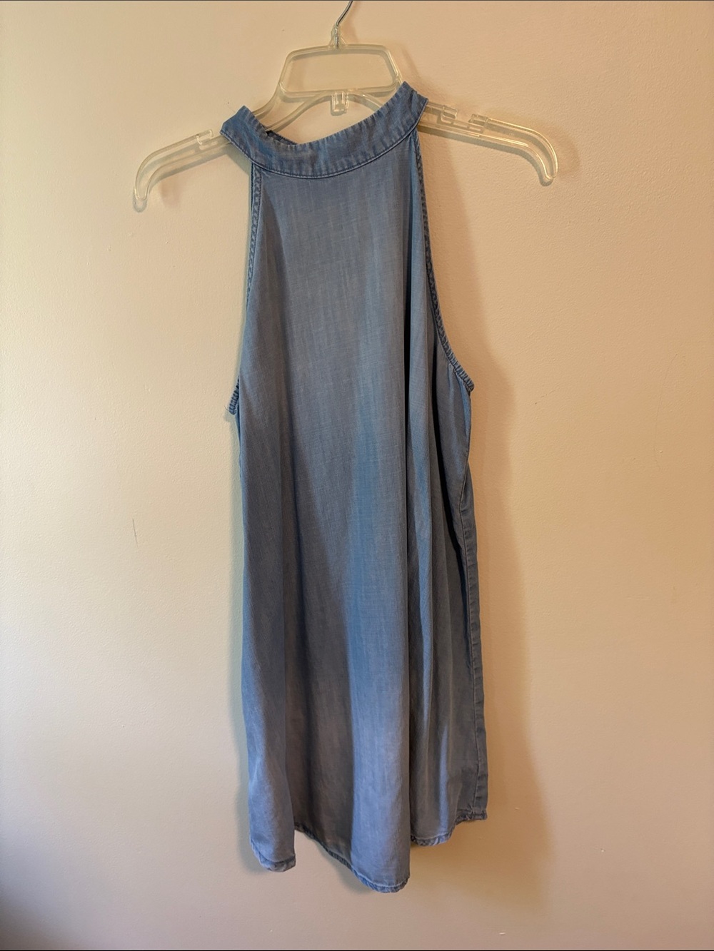 Cloth & Stone denim colored tencel dress